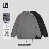 NTDG-ONE/南通大个秋冬美式休闲半高领针织开衫外套777