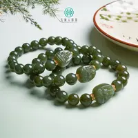 珠光宝气&和田玉八大守护圆珠手串约10mm&多样性发一（可选择）