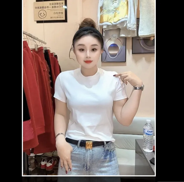 春款新款时尚百搭净版修身显瘦上衣