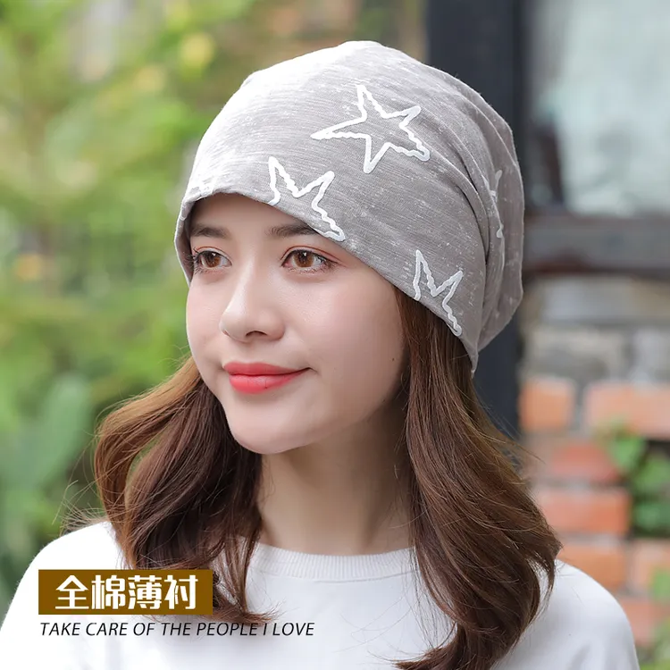 棉帽子女春夏透气防掉发帽女薄包头帽女空调光头韩版潮百搭孕妇帽