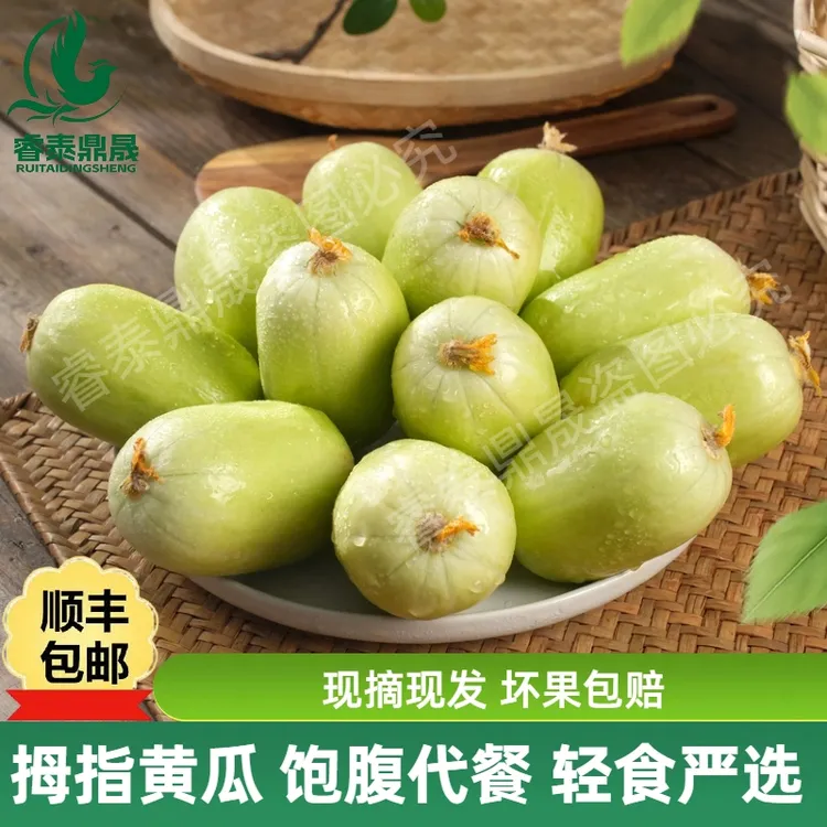 【顺丰包邮】山东寿光玉女黄瓜低糖拇指水果小黄瓜水果