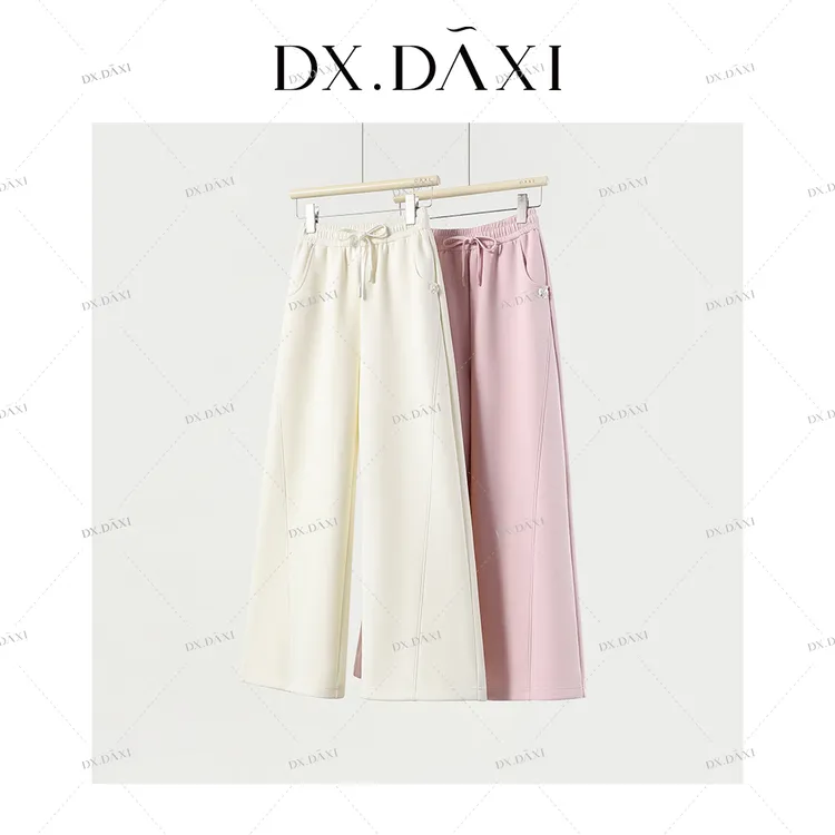 代大喜【松弛time】高腰宽松直筒裤休闲裤25春季新款百搭通勤阔腿裤