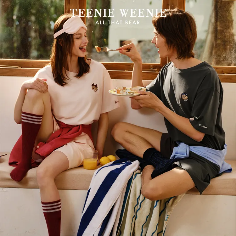 Teenie Weenie小熊微甜等风家居服套装男女款【粉丝专享】