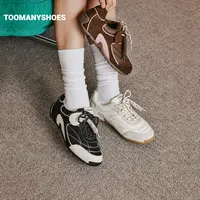Toomanyshoes周末邀约复古德训鞋女真皮运动休闲鞋赛车鞋