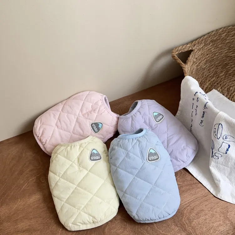 夹棉无袖马甲家居服宠物猫咪狗狗泰迪雪纳瑞比熊马尔济斯博美