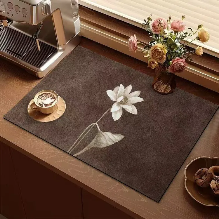 碗垫沥水垫复古台面家用防水茶垫碗碟隔热防油厨房桌面垫