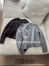 【苹果推荐】秋季新款100羊毛长袖圆领毛针织衫秋季上衣(冷水手洗)