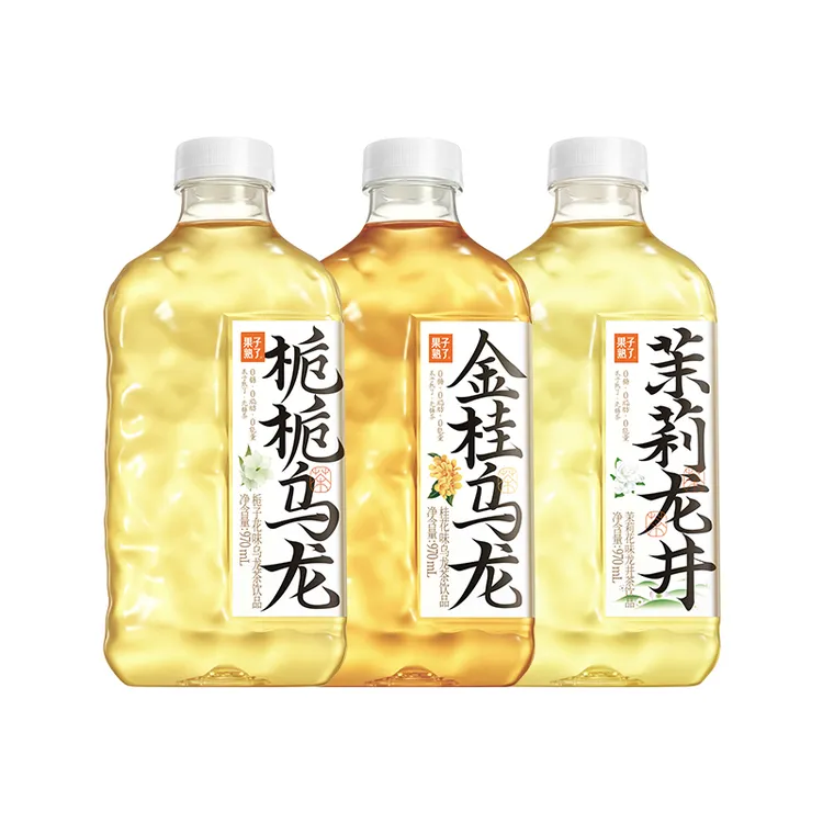 [超大瓶]果子熟了无糖茶金桂乌龙茉莉龙井970ml大瓶[26年1月到期]