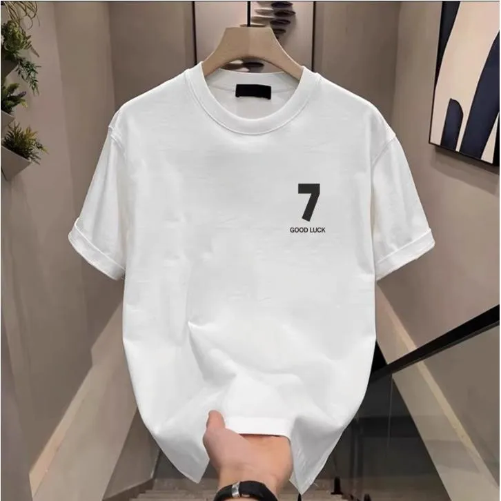 短袖男款爆款2025新款休闲时尚T恤夏季百搭男生衣服高级感上衣潮