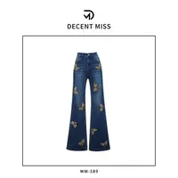 DECENT MISS原创设计重工小蜜蜂牛仔裤WM-589