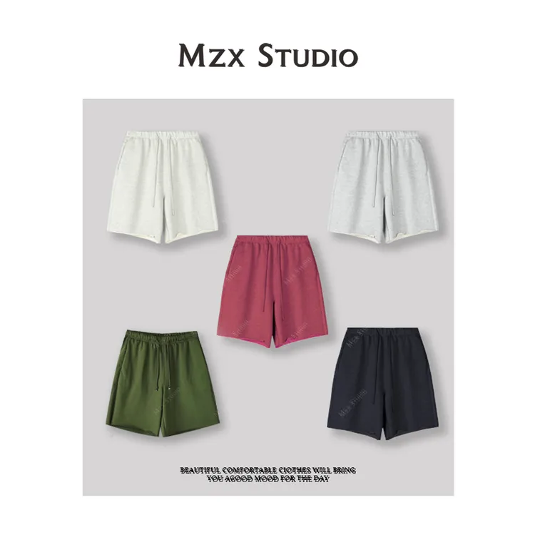 MZX 春夏百搭多色卷边可选休闲风四分裤短裤KZ8152-Z