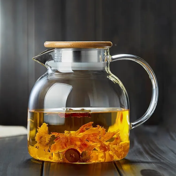 日本进口玻璃茶壶耐高温加厚电陶炉烧水家用花茶泡茶壶茶具套装