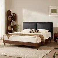 【榛果S+漾纯享套餐】喜临门头层牛皮主卧双人床简约主卧室大床D