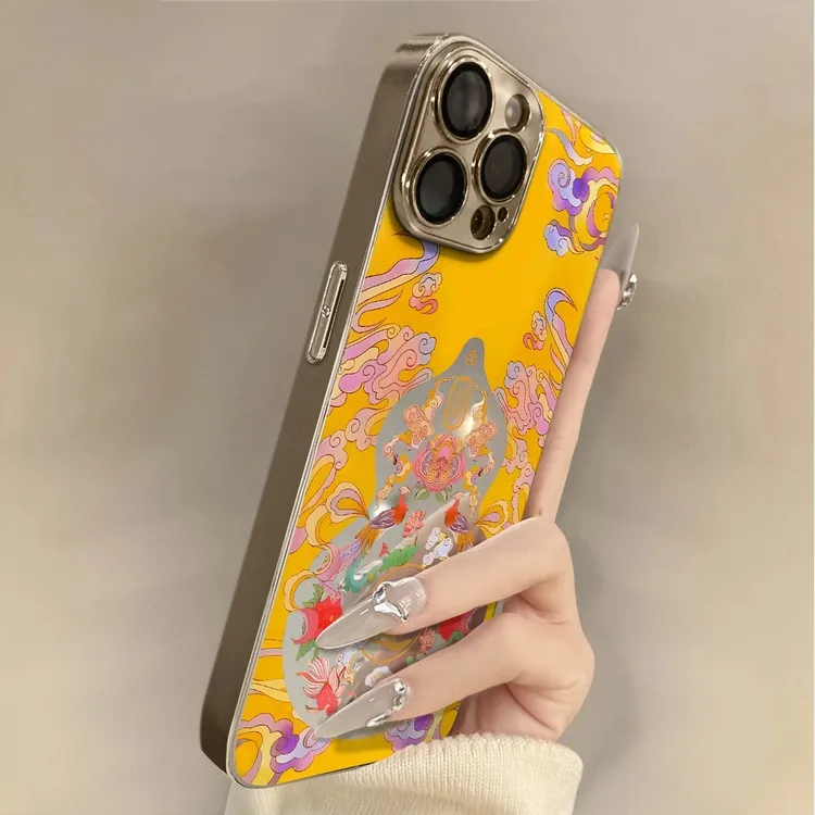 幸运葫芦17Air苹果16promax手机壳电镀镜面适用iphone15plus创意