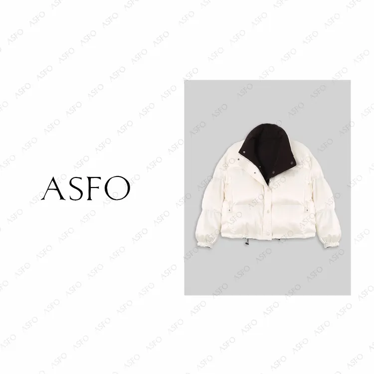 【AS巴斯克】25新高级极简保暖双面穿休闲鹅绒服AS25QYRF04102