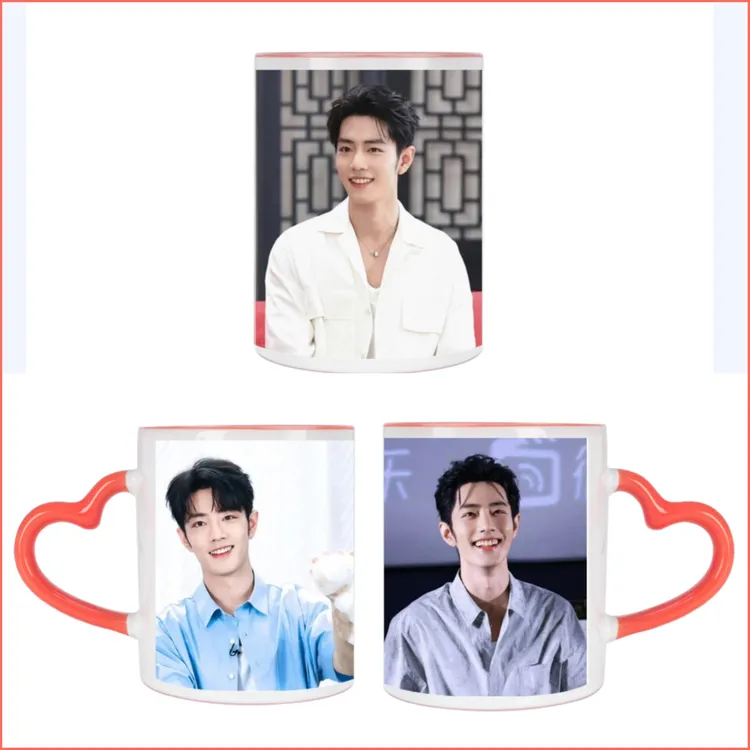 肖战水杯陶瓷杯来啦创意潮流