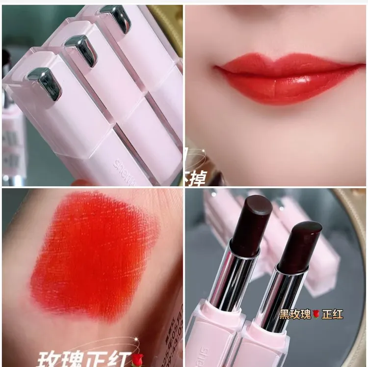 水光口红车厘子樱花粉