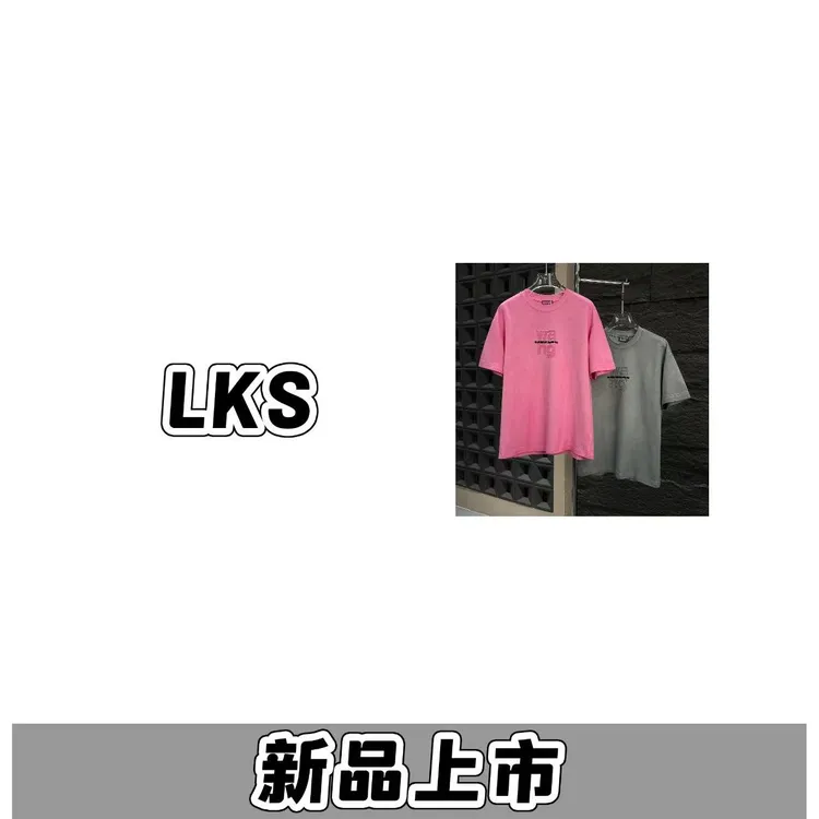 SP-F57-春夏季新款水洗时尚做旧印花宽松短袖男女同款