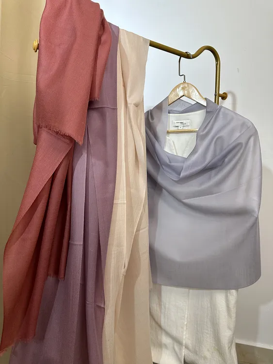 200支加密斜纹纯色百搭戒指绒围巾空调房披肩 防晒头巾