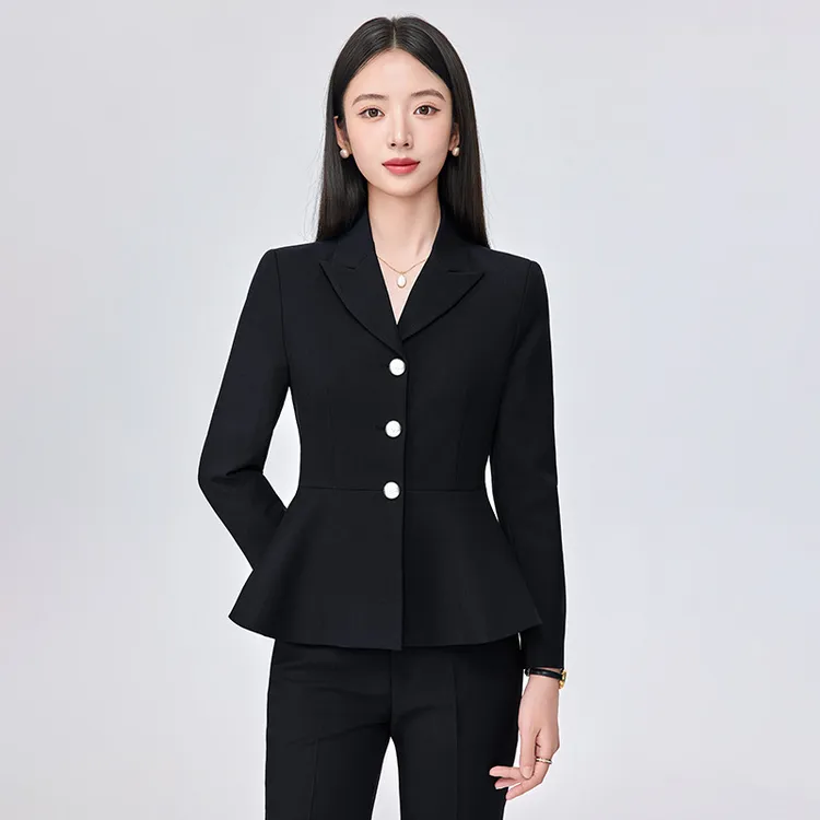 职业西装套装女春秋酒店经理正装前台工装高端珠宝店美容院工作服