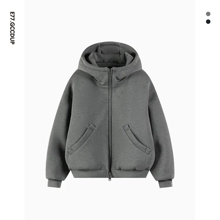 GCCDUPE77『重力觉醒』液氨微晶空气层三明治90白鸭绒连帽羽绒服