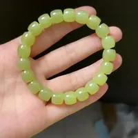 和田玉未镶嵌颈饰若羌鸡油黄卡10