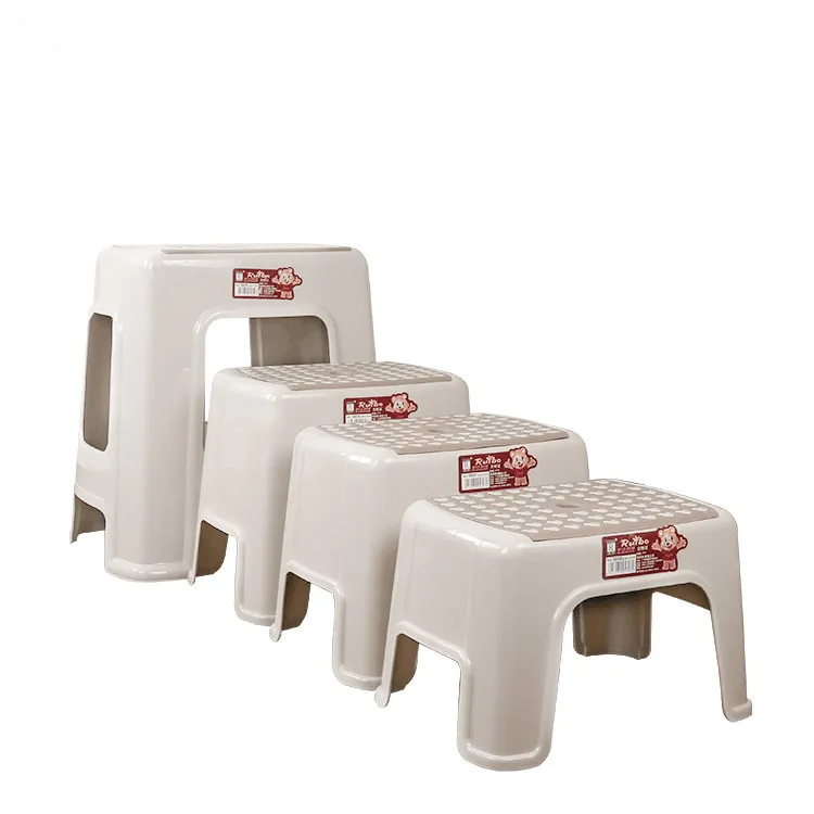 锐博简约塑料方凳日用百货新款时尚家居塑料椅子浴室凳凳子家用