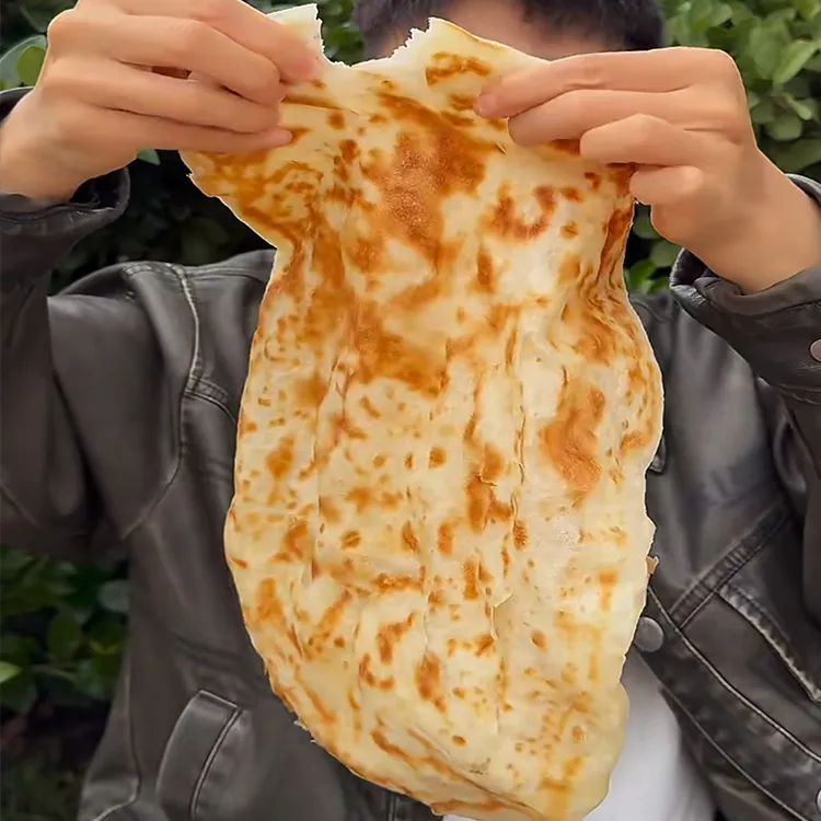 【绸缎小油饼】发面千层饼duangduang饼无添加剂千层饼手工擀制早餐