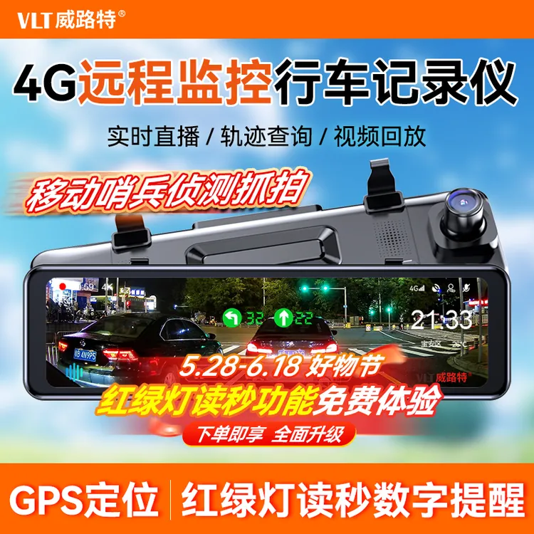 【4G远程监控回放】4K超清行车记录仪智能哨兵模式轨迹查询消息推送