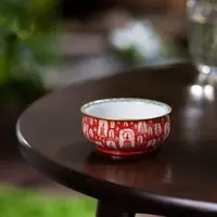 【YR】珐琅彩精工拓片 （千圣佛窟） 大炉式杯