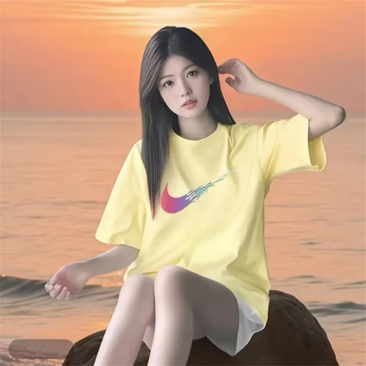 官方正品奥特莱斯休闲店高端情侣装夏装短裤纯棉短袖T恤套装轻奢