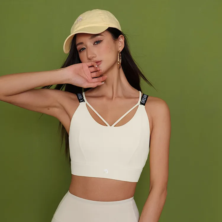 一体式裸感聚拢欧美运动内衣速干高强度美背瑜伽跑步文胸1097