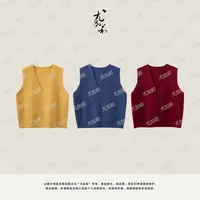 加莉精选【温哥华】复古简约针织马甲-分码