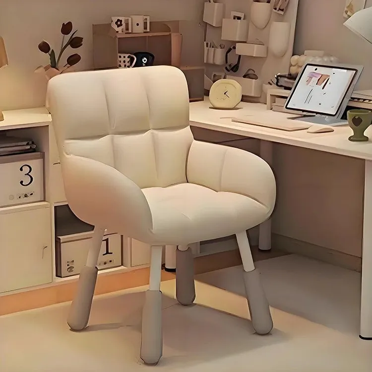 椅子女生卧室电脑椅家用书桌学习写字椅宿舍尼龙材质舒适耐用时尚