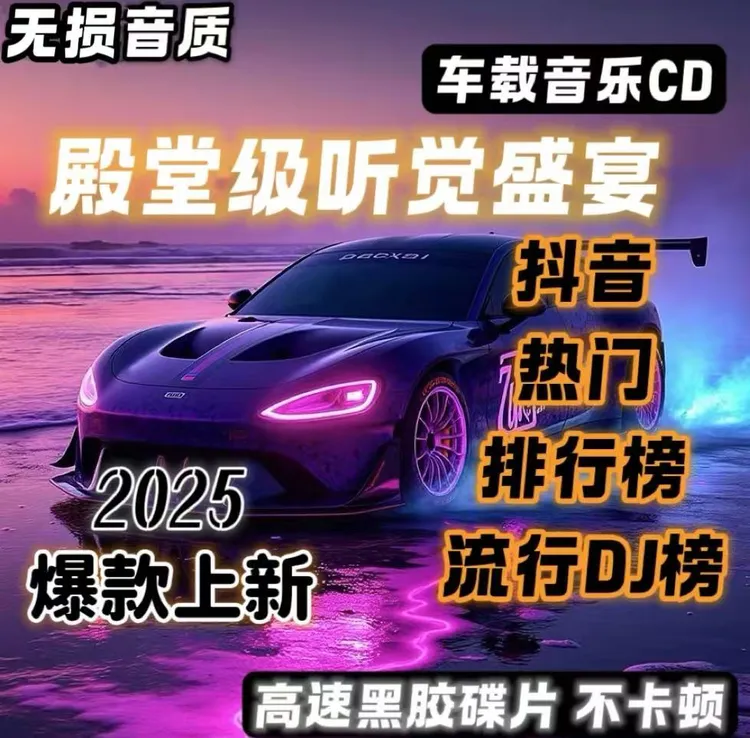 新款尊享版CD碟片高音质不限车型无损音乐