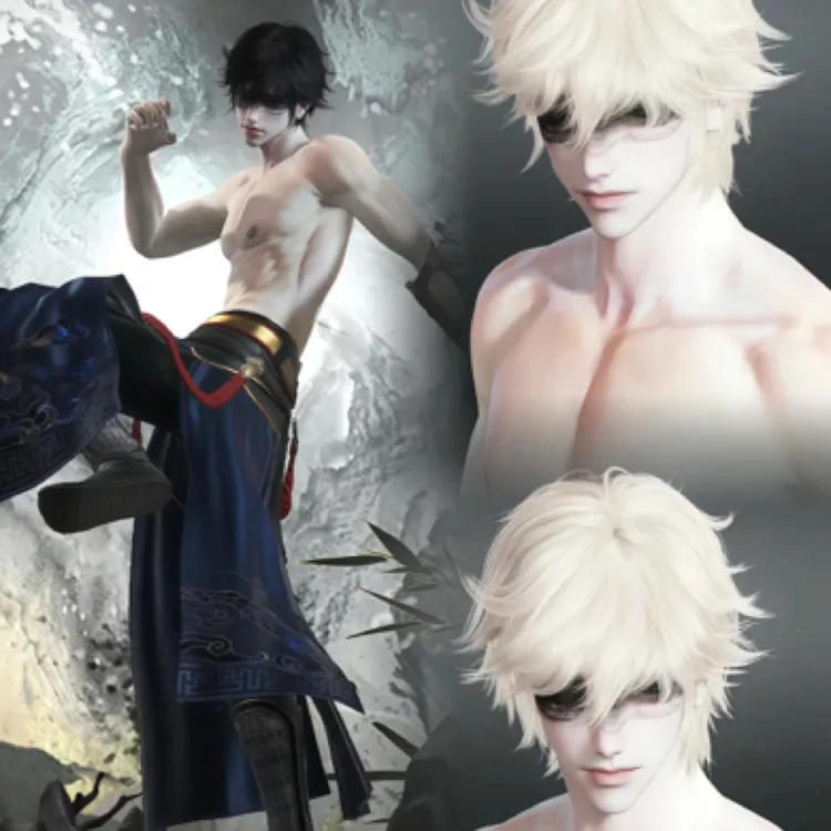 手you专用永劫无间捏脸男角色通用季沧海胡为无尘蒙面含导入教学