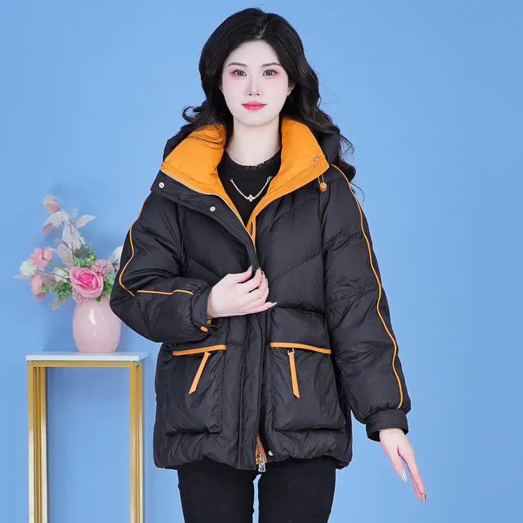 【SJYF3913】2024年秋冬新款时尚洋气宽松保暖加厚休闲显瘦羽绒服