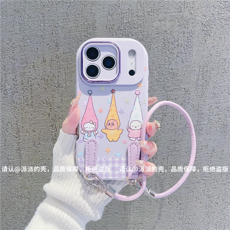 金属小胖妹适用苹果17/iPhone/华为荣耀/VIVO/OPPO/小米手机壳潮
