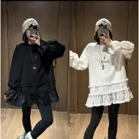 YDFSTUDIO小众【缪系甜心】欧货重工高品蕾丝拼接设计时尚百搭上衣