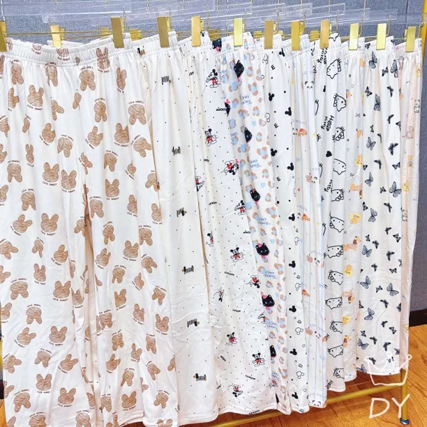 秋冬新款德绒家居裤睡裤遛弯裤暖暖裤休闲可外穿宽松保暖舒适