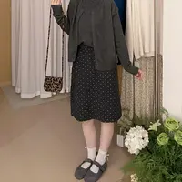 波点时尚百搭半身裙