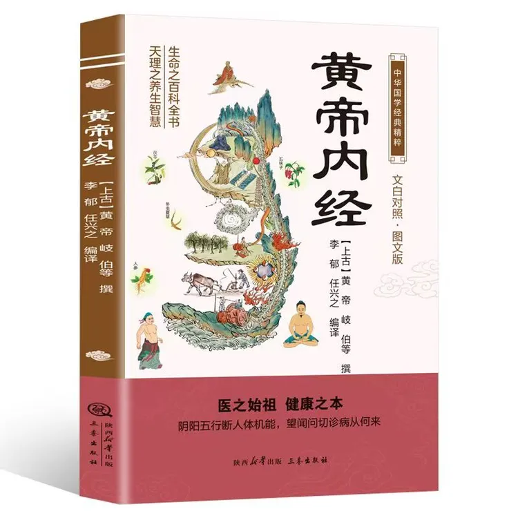 黄帝内经原著正版书籍中医基础理论养生入门白话解读中华健康宝典