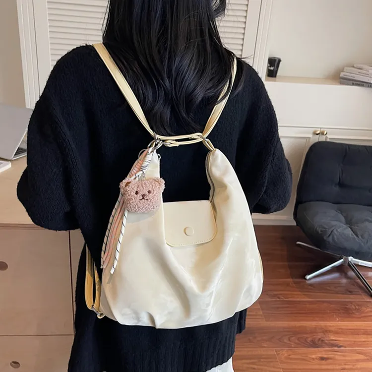 托特包女大容量2025新款夏季百搭单肩通勤包休闲多功能双肩包背包