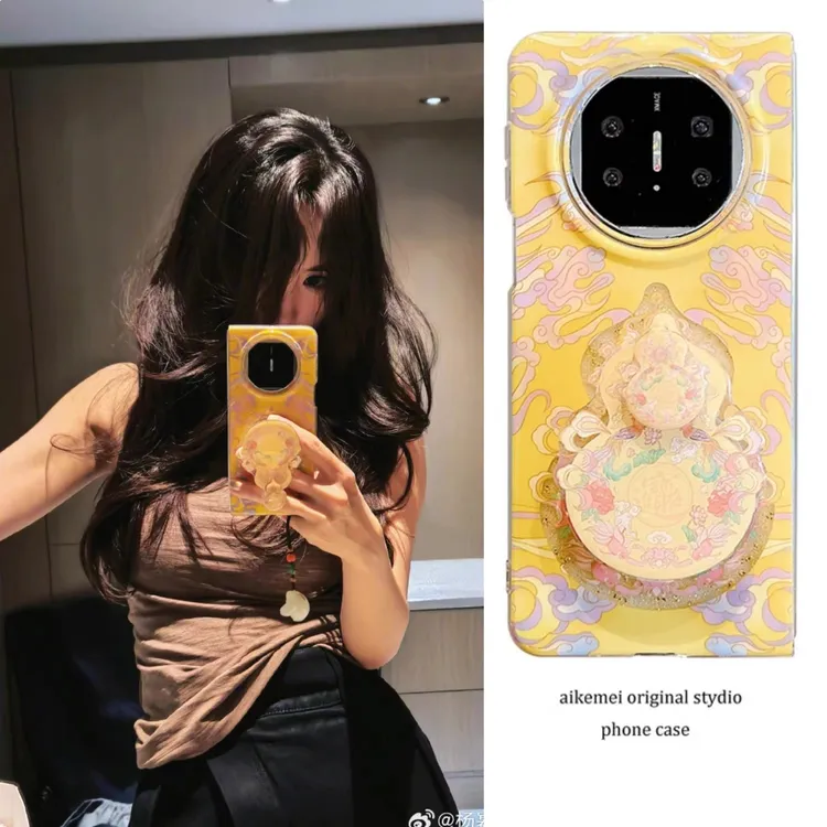 杨幂同款适用华为mateX6折叠屏手机壳MateX5典藏版葫芦支架matex3