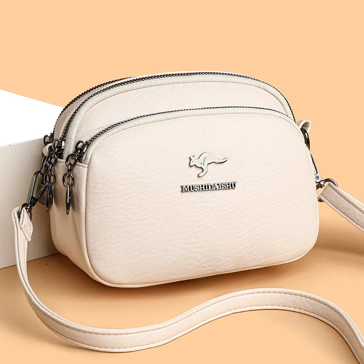 中老年多层小包包夏季女士斜挎包简约妈妈背包高级感休闲单肩包