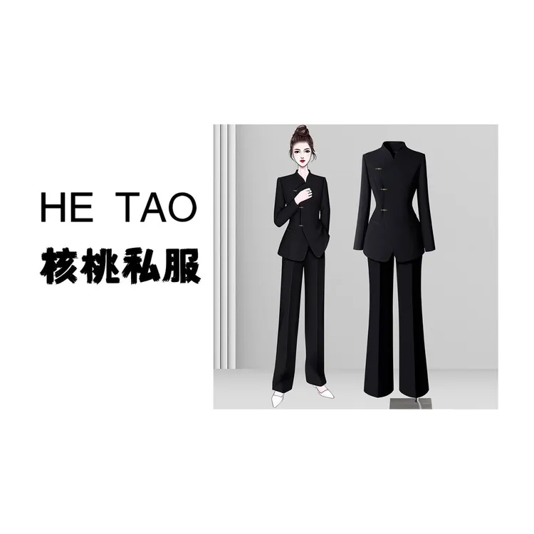 【核桃专属】【两件套】【有里布】西装套装女春秋设计感小众TX0164