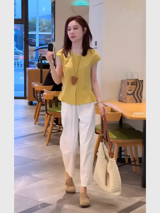 2025夏装搭配一整套女高级感时尚减龄今年流行时髦小香风两件套女