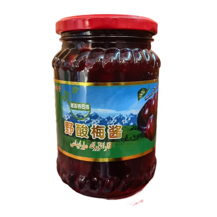 新疆伊犁谢百特野酸梅酱李子水果酱刨冰酸奶粽子酱面包酱冰沙酱