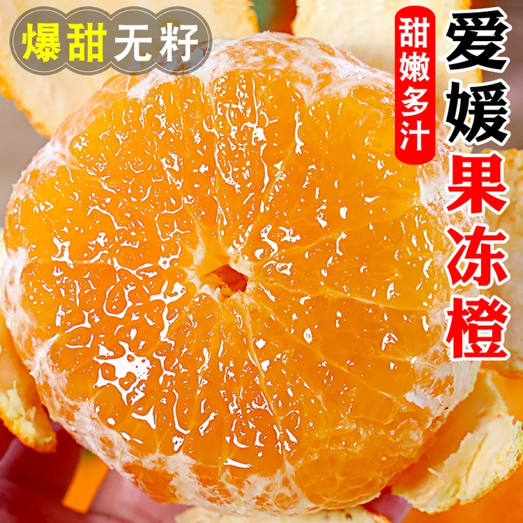 正宗爱媛38号果冻橙应季新鲜橙子现摘现发皮薄鲜嫩多汁鲜甜爆汁