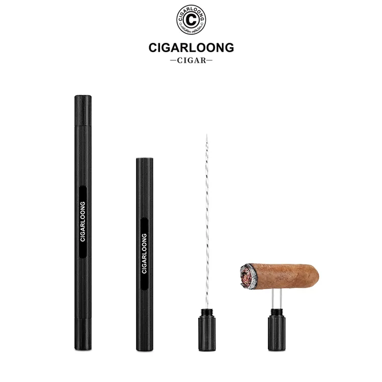 茄龙雪茄通针便携不锈钢雪茄疏通器防烫持灰器烟具工具CR-25FZ1